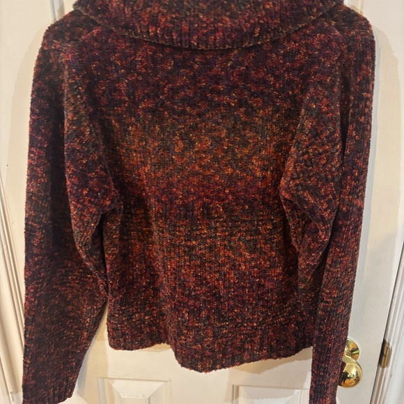 Vintage Chenille 90s sweaters with collar - Picture 2 of 3